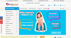 Desktop Screenshot of bebebliss.ro